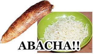 How to Make Abacha from Cassava  Flo Chinyere [upl. by Ojyram342]