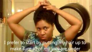 Steaming Locs Demo and Benefits [upl. by Mahon166]