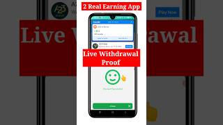 Top 2 real earning app with proof  Real earning app with proof  top 2 earning apps  2024 [upl. by Aleka]