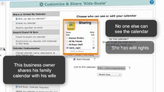 Calendar Sharing [upl. by Kirad]