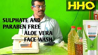 Face WASH making processsulphate and paraben free aloe vera face washhariharan osishaface wash [upl. by Monarski]