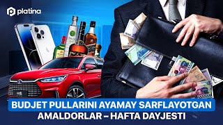 Budjet pullarini ayamay sarflayotgan amaldorlar – hafta dayjesti [upl. by Alacim350]