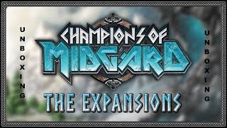 Champions of Midgard  The Expansions Unboxing  Deutsch [upl. by Shepp]