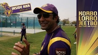 WASIM AKRAMS BOWLING MASTERCLASS  Inside KKR Ep 14  Hes still got it [upl. by Cavallaro]