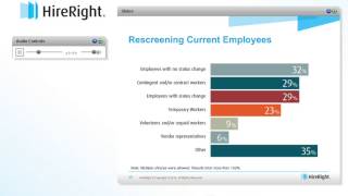 HireRights 2014 Employment Screening Benchmarking Report Results Webinar [upl. by Hacissej127]