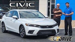 First Drive 2024 Honda Civic Hatchback Review and Test Drive [upl. by Hynda645]