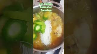 tinolang manok na may sotanghon at ampalaya [upl. by Orestes]