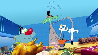 Oggy and the Cockroaches  Mind the Giant S04E23 BEST CARTOON COLLECTION  New Episodes in HD [upl. by Adnauq]