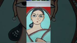 Jamini roy painting❤Jamini roy painting paintinghardworkingdrawingviral videosongyoutubeart [upl. by Anyer]