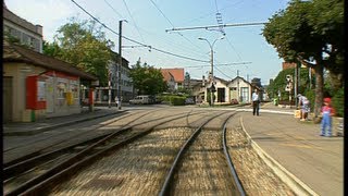 Längste Tramlinie der Schweiz  Kamerafahrt auf der BLT Linie 10 1993 [upl. by Lalaj400]