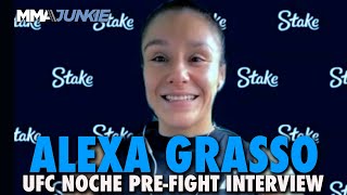 Alexa Grasso Plans to Finish Valentina Shevchenko Again in Title Rematch at UFC Noche [upl. by Enitsirk]