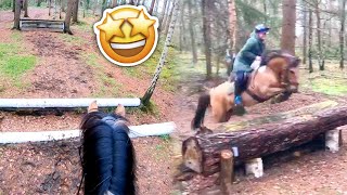 OP BUITENRIT MET CROSS HINDERNISSEN  felinehoi VLOGMAS 238 [upl. by Sherill]