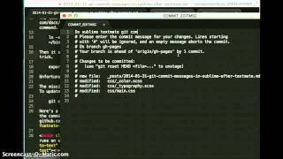 Sublime Text Git commit and deploying Jekyll to GitHub Pages [upl. by Onairda]