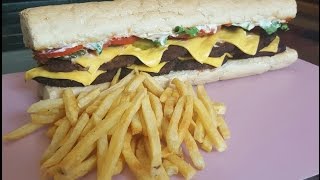 How to make a New Orleans Hot Sausage Poboy [upl. by Ellener]