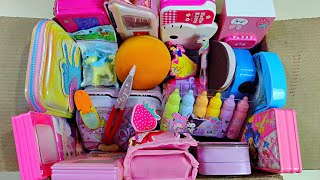 huge stationery collection collection of pencil case cute stationery pen mobile eraser notebook [upl. by Lexerd108]