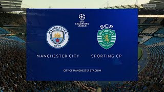 Manchester City VS Sporting CP UEFA Champions League Fase De Grupos Modo Carrera FIFA 23 [upl. by Reddin]