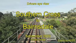 Drivers eye view Southern Cross to Bairnsdale Sep 2023 [upl. by Eelarual]