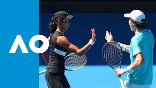 SharmaSmith v MattekSandsMurray match highlights 3R  Australian Open 2019 [upl. by Gratianna]