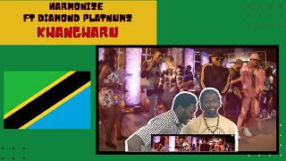 Harmonize Ft Diamond Platnumz  Kwangwaru Official Music Video  SOA Reaction [upl. by Pansy136]