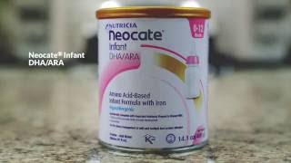 Neocate Infant DHAARA  Product Details amp Mixing Instructions [upl. by Hsak209]