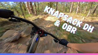 Knapsack DH and first look at OBR  eMTB POV [upl. by Ijnek]