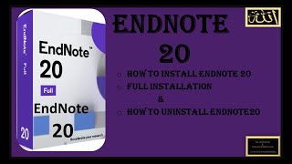 EndNote 20 Full Installation complete installation Step by Step Installation of EndNote 20 [upl. by Alamaj459]