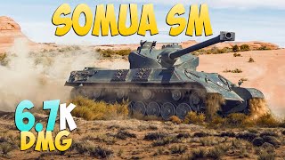 Somua SM  5 Kills 67K DMG  Without cover  World Of Tanks [upl. by Clausen]