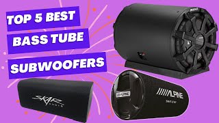 Top 5 Best Bass Tube Subwoofer for Car with Inbuilt Amplifier Under 500 [upl. by Assirralc]