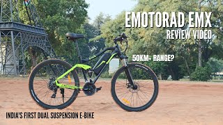 Emotorad EMX Detailed Review Video  Most Affordable Full Suspension EBike In India [upl. by Collin819]