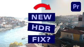 HOW to fix BLOWN OUT iPhone HDR footage in Premiere Pro 2024 THE CORRECT WAY [upl. by Ahsiekan]