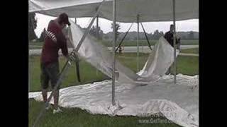 Party Tent Sidewall Installation [upl. by Lap]