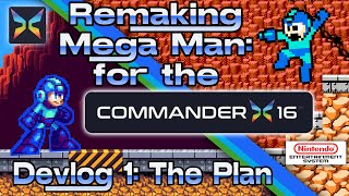 Remaking Mega Man for the Commander X16  Devlog 1 [upl. by Nirel880]