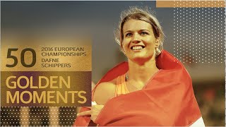 Schippers retains 100m title in front of home crowd  50 Golden Moments [upl. by Aropizt]