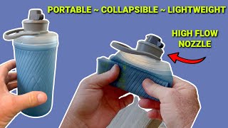 Hydrapak Flux Collapsible Water Bottle  The Perfect Bottle for Hydration on the Go [upl. by Eerol]