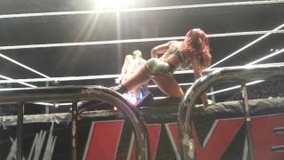 WWE Evansville The Fox giving me a little show THANK YOU [upl. by Senaj541]