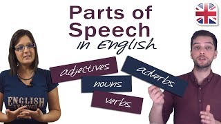 9 Parts of Speech in English  English Grammar Lesson [upl. by Tioneb]