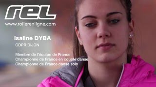 Interview dIsaline Dyba patineuse artistique sur roulettes [upl. by Rundgren]