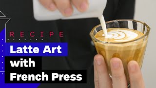 How To Make Cappuccino At Home with French Press [upl. by Aisa]