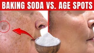 BAKING SODA permanently remove AGE SKIN SPOTS Do this [upl. by Gagne314]