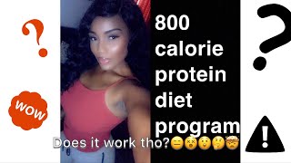 800 Calorie Protein Diet Program30 Day Challenge [upl. by Lyrrehs]