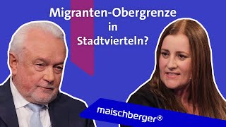 quotMüssen Parallelgesellschaften verhindernquot Janine Wissler und Wolfgang Kubicki  maischberger [upl. by Doraj]