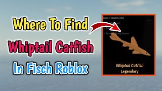 Where To Find Whiptail Catfish In Fisch Roblox  Whiptail Catfish Location [upl. by Vorfeld]