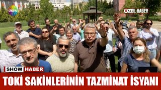 TOKİ sakinlerinin tazminat isyanı [upl. by Onivla]