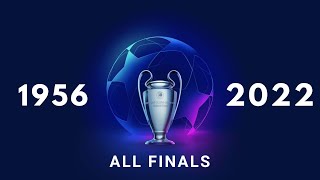 European Cup amp Champions League All Finals🏆 19562022 UPDATED [upl. by Lyred]