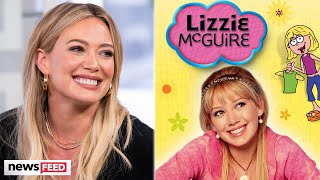 Hilary Duff REVEALS Plot Of Canceled ‘Lizzie McGuire’ Reboot [upl. by Sacken709]