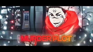 Jujutsu Kaisen quotSukuna vs Mahoragaquot  Murder Plot ☸️😈EditAMV 4K [upl. by Nadean]