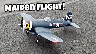 Maiden Flight The Arrows F4U4 Corsair 1100mm PNP LIVE [upl. by Etterraj]