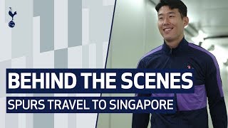 BEHIND THE SCENES  SPURS TRAVEL TO SINGAPORE [upl. by Anier]