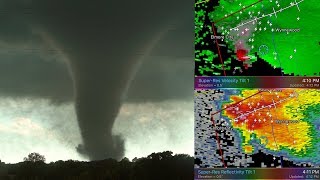 HOW TO SEE A TORNADO ON RADAR [upl. by Suiratnauq226]