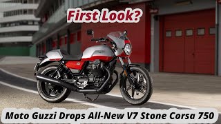 New 2024 Moto Guzzi V7 Stone Corsa 750  Very Beautiful with Sporty styling [upl. by Blank]